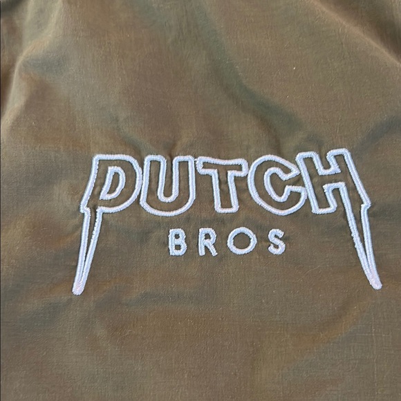 ✌️Dutch Bros Olive Green Bomber Jacket - Picture 4 of 12